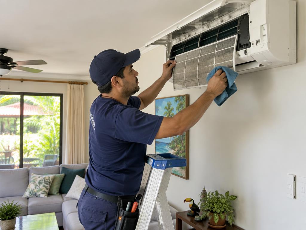 Trabajo de aire acondicionado en Costa Rica